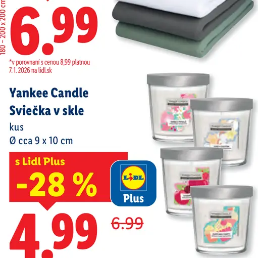 Yankee Candle Vonná sviečka