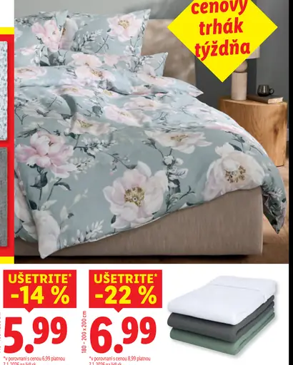 Livarno Postelná bielizeň 2-dielna súprava