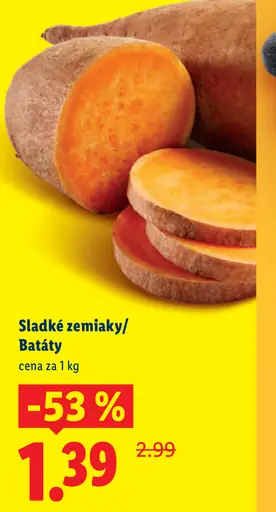 Sladké zemiaky/Bataty