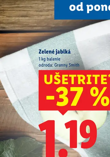 Jablká zelené Granny Smith