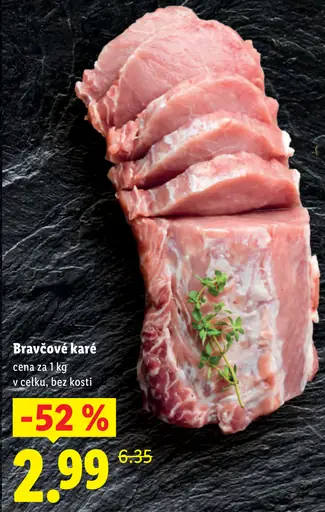 Bravčové karé v celku bez kosti