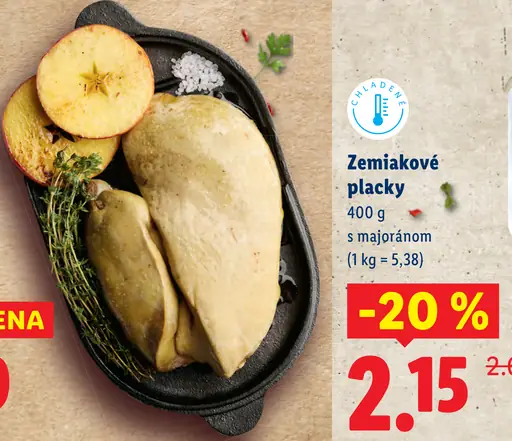 Zemiakové placky s majoránom