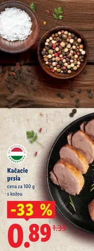 Kačacie prsia XXL s kožou