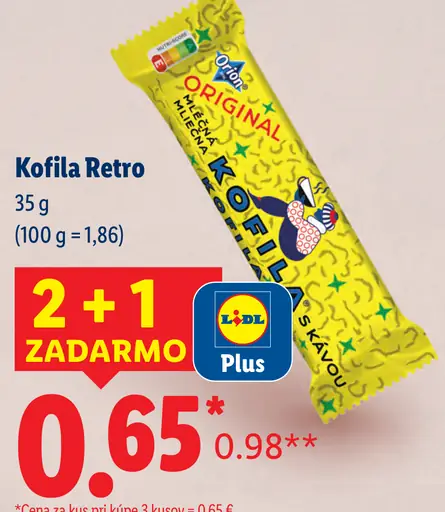 Kofila Retro kávová tyčinka v čokoláde