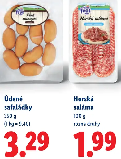 Alpen fest Údené safaládky