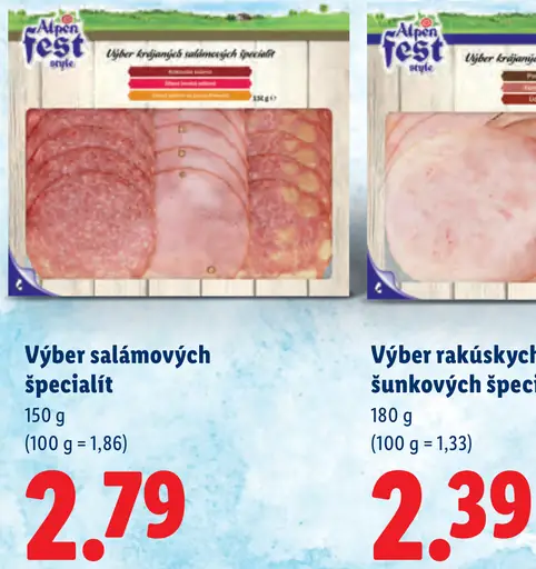 Alpenfest Výber salámových špecialít