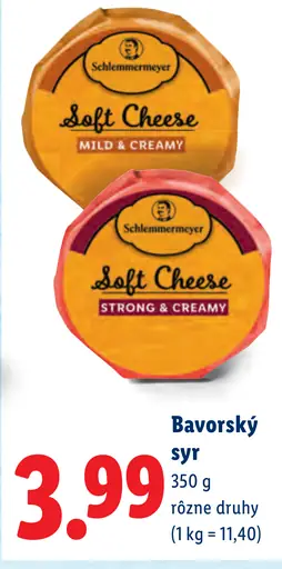 Schlemmermeyer Bavorský syr