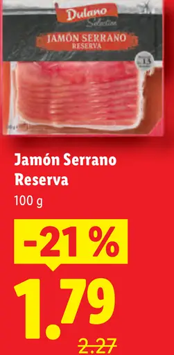 Dulano Jamón Serrano Reserva