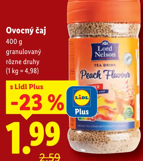 Lord Nelson ovocný čaj granulovaný