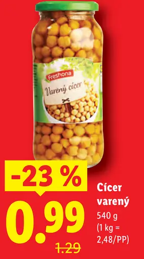 Freshona cícer varený