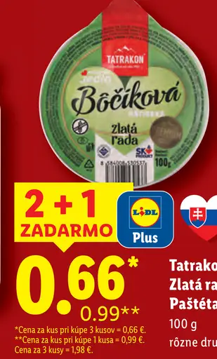 Tatrakon Zlatá rada paštéta