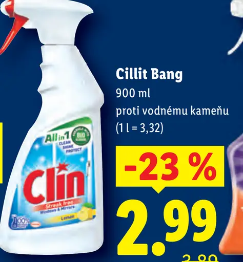 Cillit Bang Sprejový čistič na vodný kameň