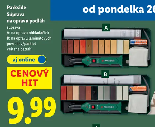 Parkside Súprava na opravu podláh