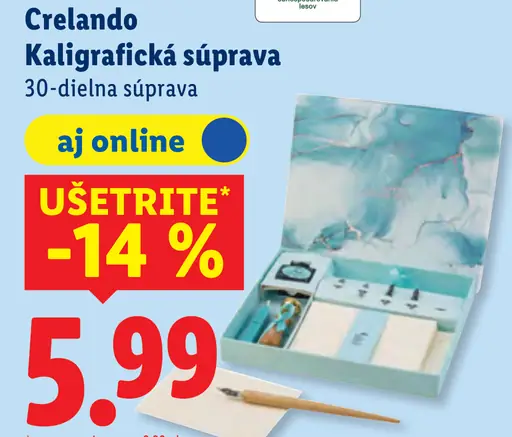 Crelando Kaligrafická súprava 30-dielna