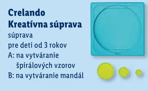 Crelando Kreatívna súprava B na vytváranie mandál