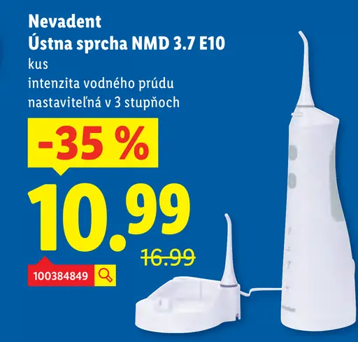 Nevadent ústna sprcha NMD 3.7 E10