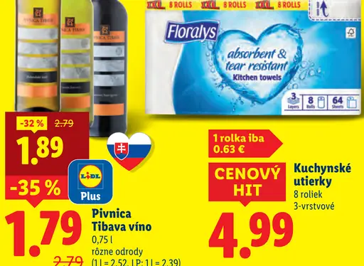 Kuchynské utierky 3-vrstvové