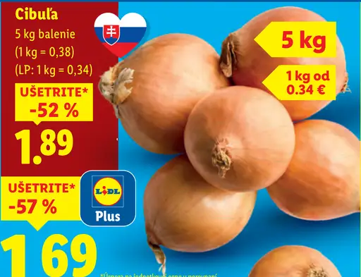 Lidl cibuľa