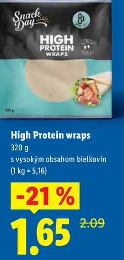 Snack Day Protein Wrapy