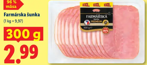 Farmárska šunka