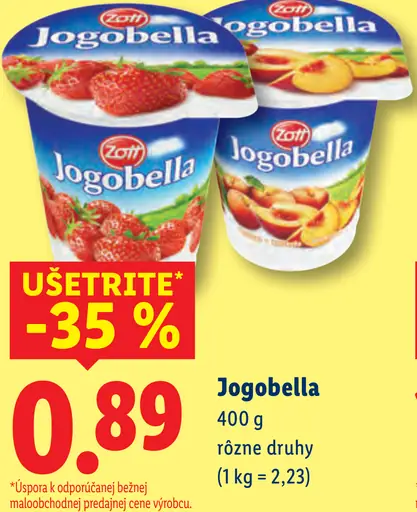 Zott Jogobella Jogurt