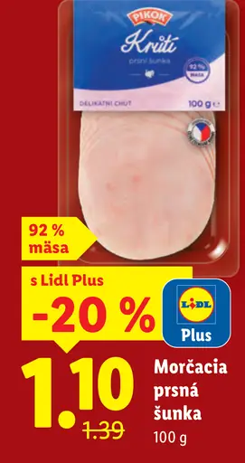 Pikok Morčacia prsná šunka