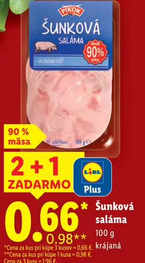 Pikok Šunková saláma