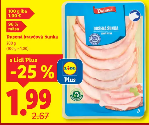 Dulano Dusená šunka