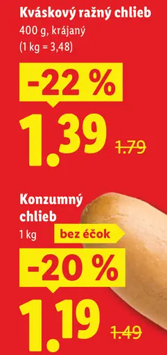 Kváskový ražný chlieb krájaný