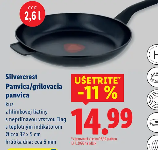 Silvercrest Panvica/grilovacia panvica