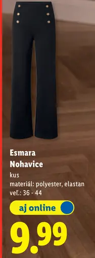Esmara nohavice