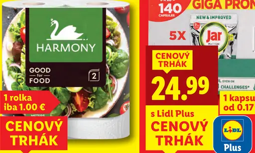 Jar Platinum kapsuly do umývačky riadu