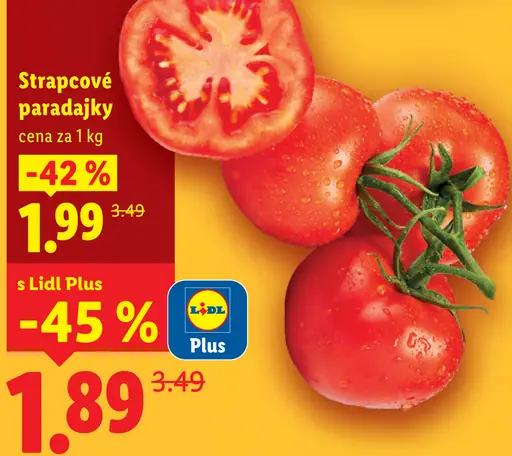 Paradajky strapcové