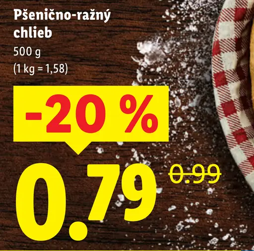 Pšenično-ražný chlieb