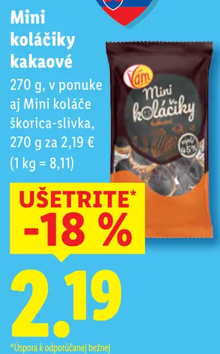Mini koláčiky kakaové