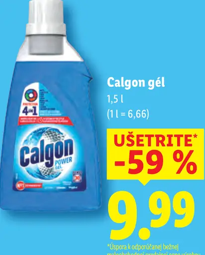 Calgon gél na ochranu práčky