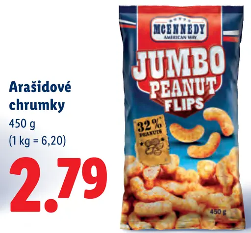 McEnnedy Arašidové chrumky