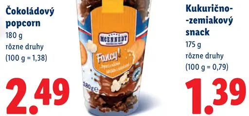 McENNEDY Čokoládový popcorn