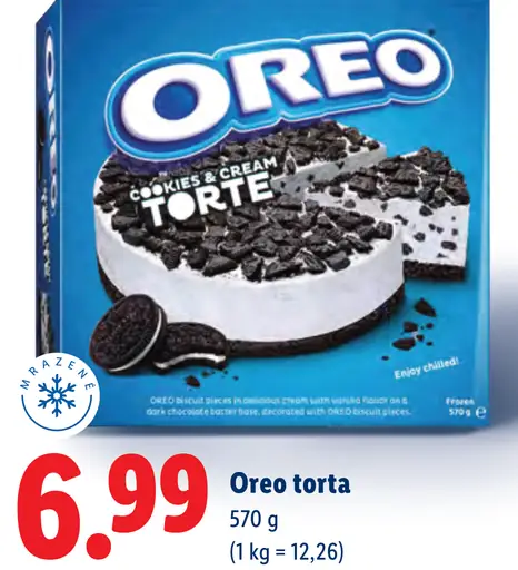 Oreo torta cookies & cream