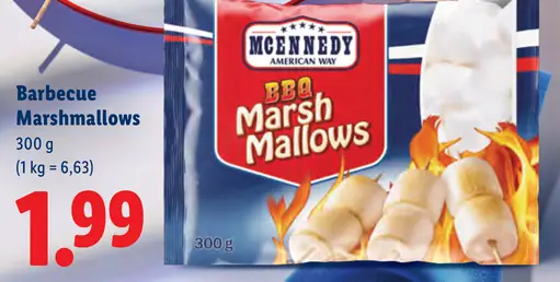McEnnedy Barbecue Marshmallows penové cukríky na grilovanie