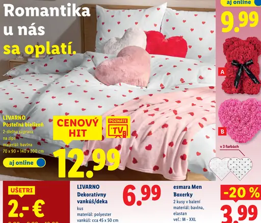 Livarno dekoratívny vankúš/deka