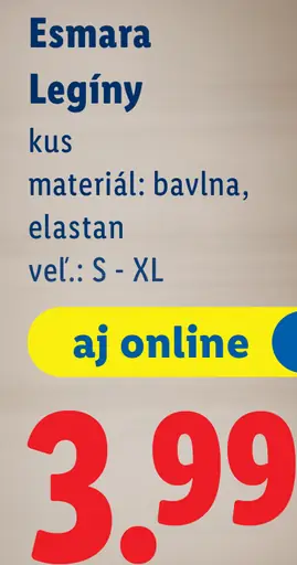 Esmara legíny dámske