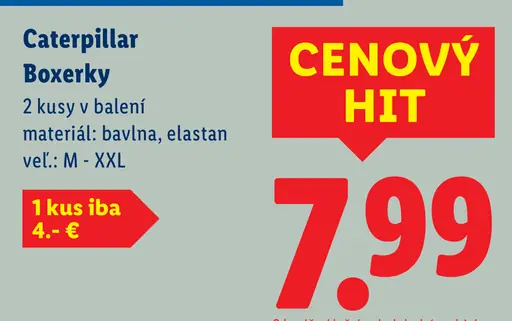 Caterpillar pánske boxerky