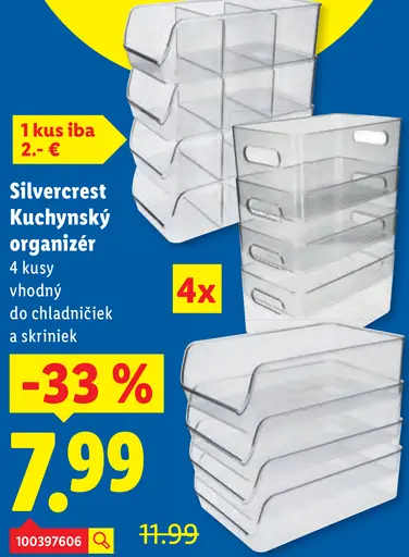 Silvercrest Kuchynský organizér