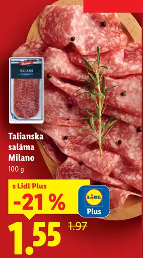 Talianska saláma Milano