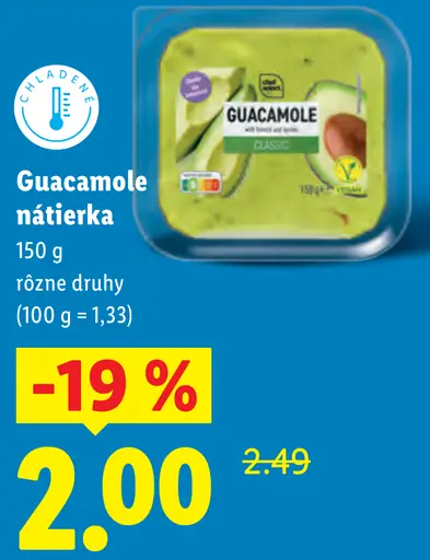 Guacamole nátierka