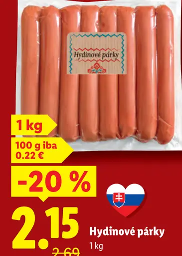 Hydinové párky