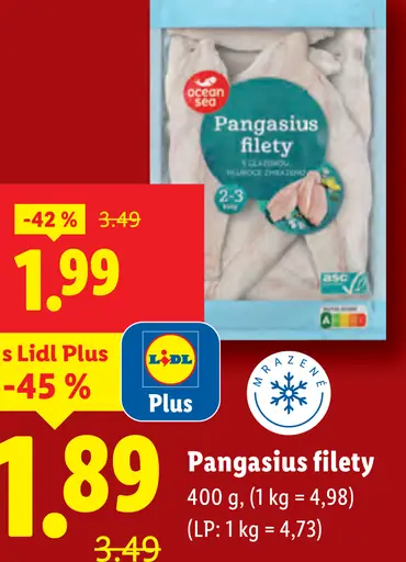 Ocean Sea Pangasius filety