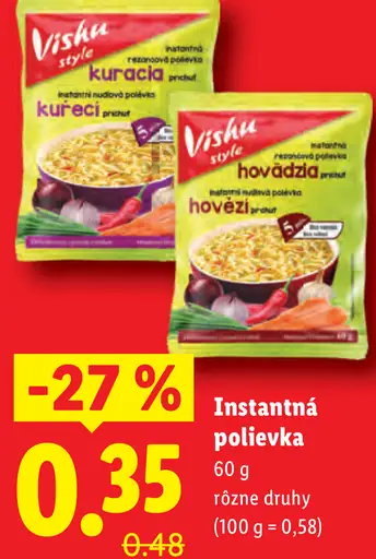 Vishu Style instantná polievka kuracia