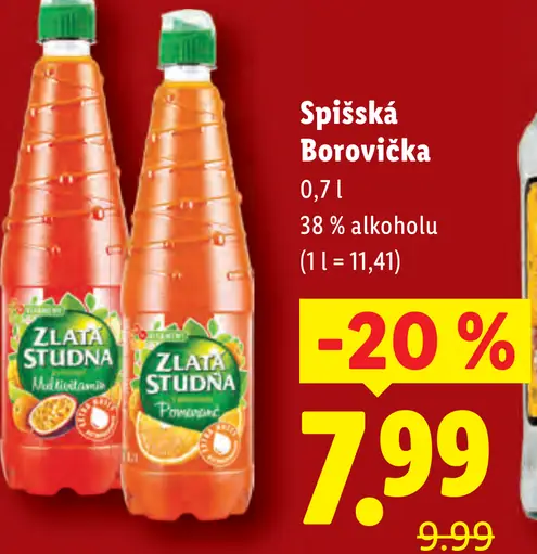 Zlatá Studňa Sirup s príchuťou pomaranč